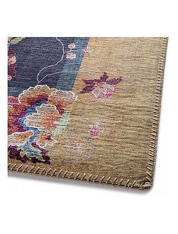 Tapis salon et chambre tissé motif floral VIVACE 7