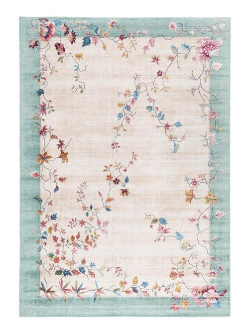 Tapis salon et chambre tissé motif floral VIVACE 7 - Kiabi