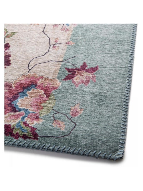 Tapis salon et chambre tissé motif floral VIVACE 7 - Kiabi