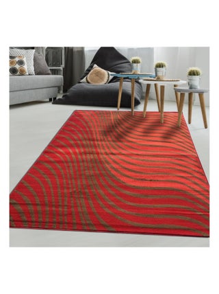 Tapis salon et chambre tissé motif géométrique AF1 ONDULA