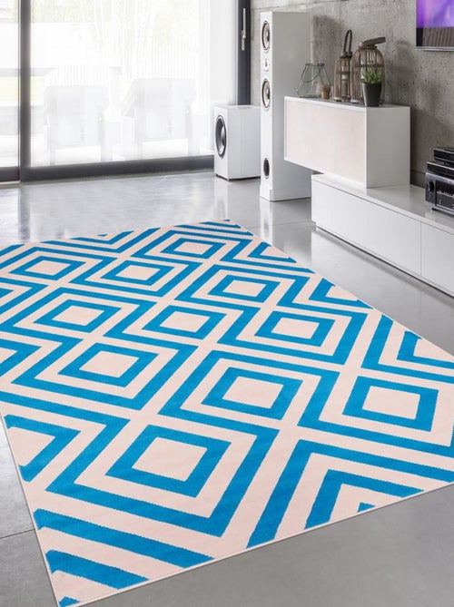 Tapis salon et chambre tissé motif géométrique AF2 NICE - Kiabi