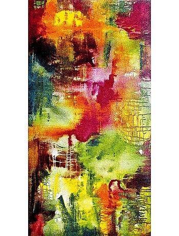 Tapis salon et chambre tissé motif géométrique BE 54