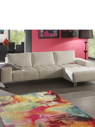 Tapis salon et chambre tissé motif géométrique BE 54