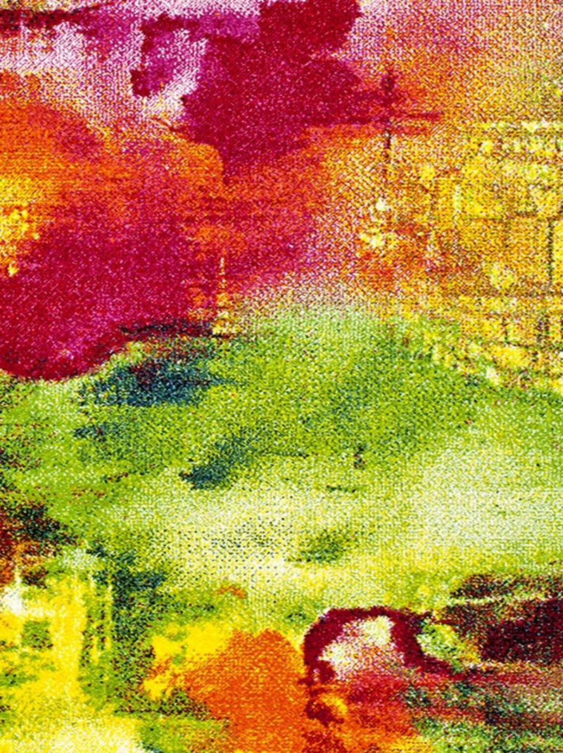Tapis salon et chambre tissé motif géométrique BE 54 Multicolore - Kiabi