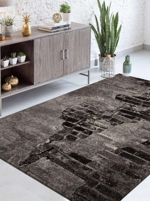 Tapis salon et chambre tissé motif géométrique BLIBIZA - Kiabi