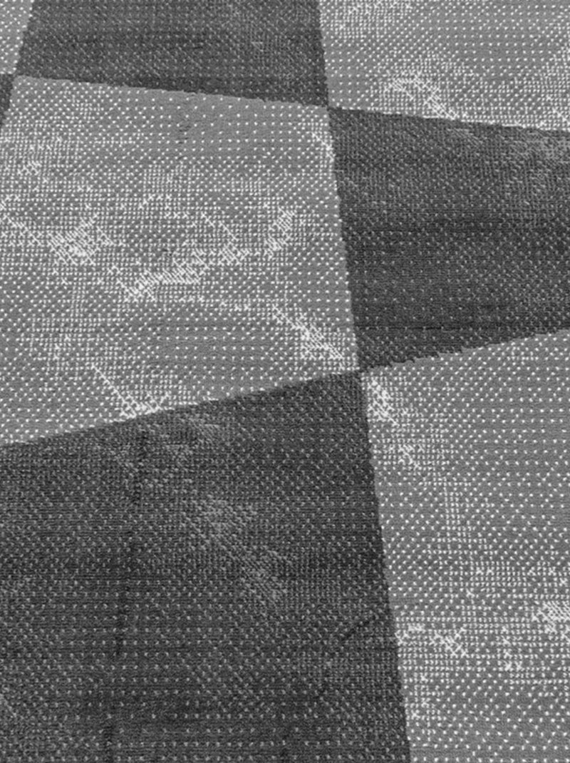 Tapis salon et chambre tissé motif géométrique BOBOTI Gris - Kiabi