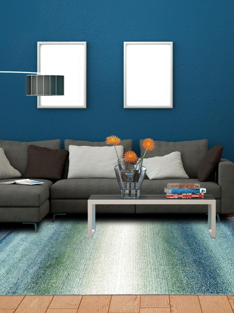 Tapis salon et chambre tissé motif géométrique BRADO Gris - Kiabi