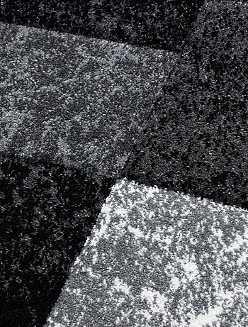 Tapis salon et chambre tissé motif géométrique CARARELLE