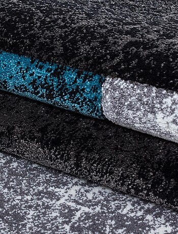 Tapis salon et chambre tissé motif géométrique CARARELLE