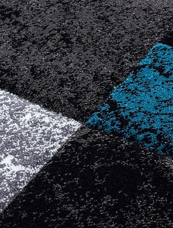 Tapis salon et chambre tissé motif géométrique CARARELLE