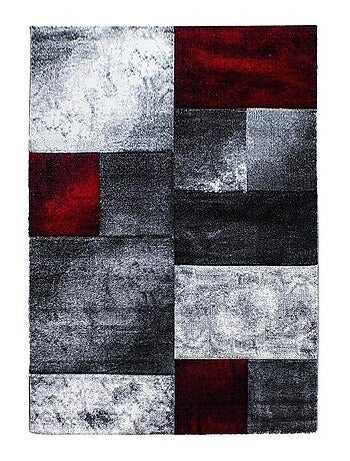 Tapis salon et chambre tissé motif géométrique CARARELLI