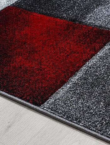 Tapis salon et chambre tissé motif géométrique CARARELLI