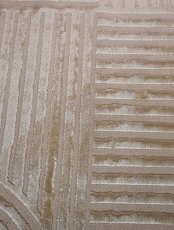 Tapis salon et chambre tissé motif géométrique CERABI