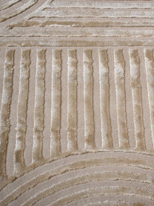 Tapis salon et chambre tissé motif géométrique CERABI - Kiabi