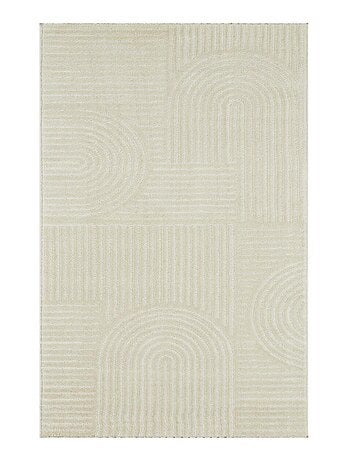 Tapis salon et chambre tissé motif géométrique CERABI