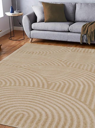 Tapis salon et chambre tissé motif géométrique CEROTEA