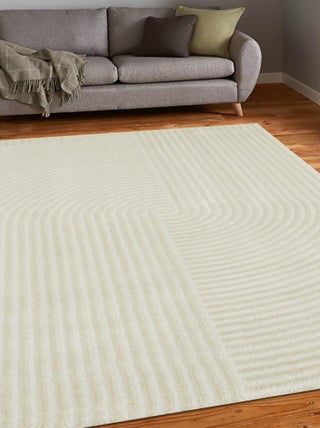 Tapis salon et chambre tissé motif géométrique CEROTI