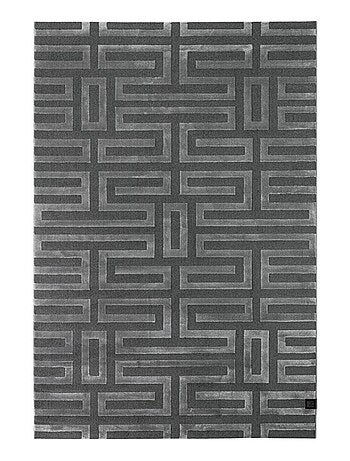 Tapis salon et chambre tissé motif géométrique CONRAD