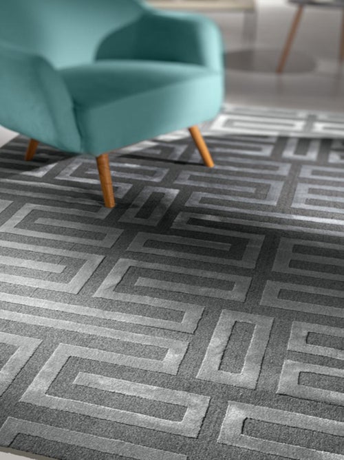 Tapis salon et chambre tissé motif géométrique CONRAD - Kiabi