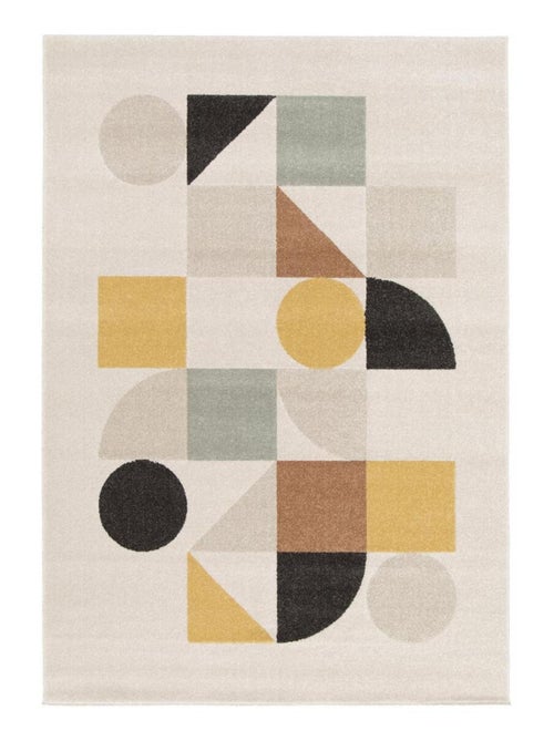 Tapis salon et chambre tissé motif géométrique CONTEMULTI - Kiabi