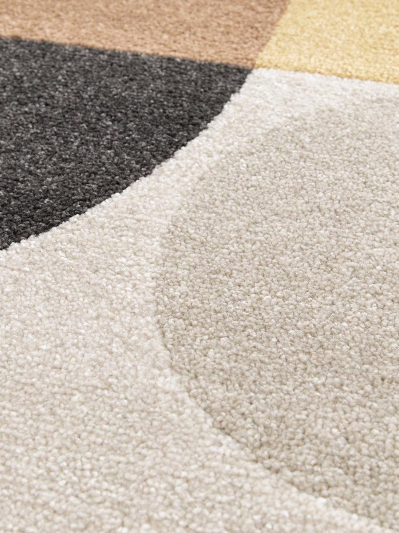 Tapis salon et chambre tissé motif géométrique CONTEMULTI Multicolore - Kiabi