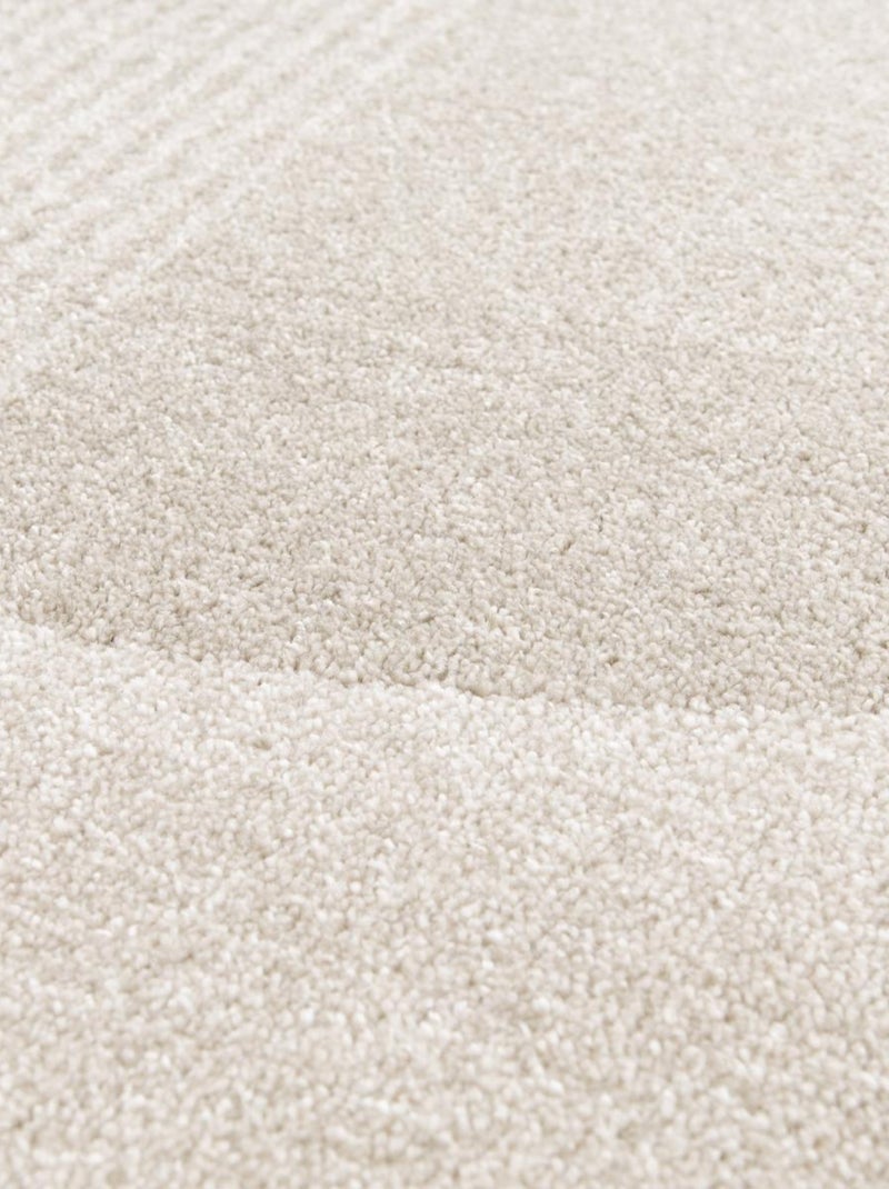Tapis salon et chambre tissé motif géométrique CONTUNI Beige - Kiabi