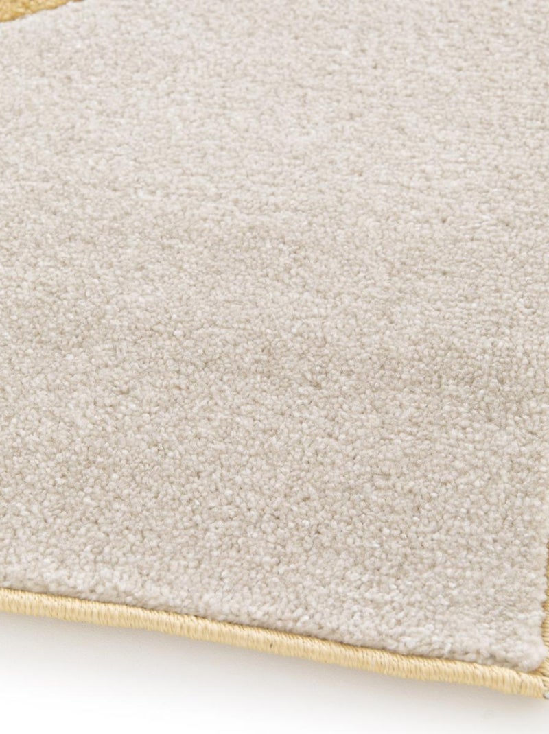 Tapis salon et chambre tissé motif géométrique CONTUNI - Jaune - Kiabi ...