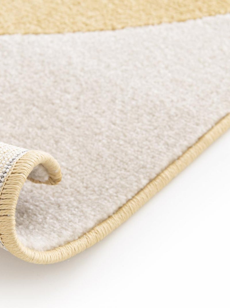 Tapis salon et chambre tissé motif géométrique CONTUNI - Jaune - 79.99 ...