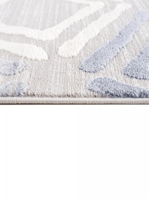 Tapis salon et chambre tissé motif géométrique DOUCA - Kiabi