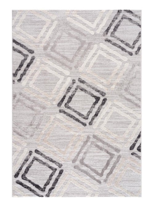 Tapis salon et chambre tissé motif géométrique DOUCA - Kiabi