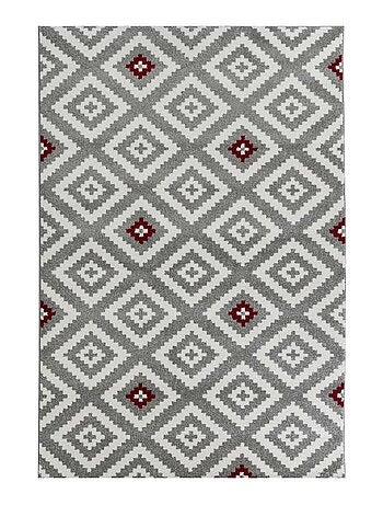 Tapis salon et chambre tissé motif géométrique EFELON 1