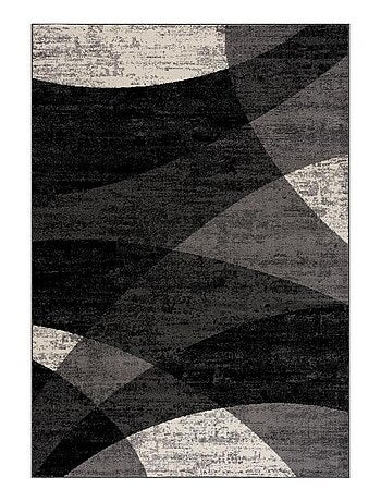 Tapis salon et chambre tissé motif géométrique FALDO