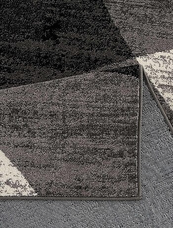 Tapis salon et chambre tissé motif géométrique FALDO