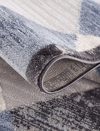 Tapis salon et chambre tissé motif géométrique HARLE