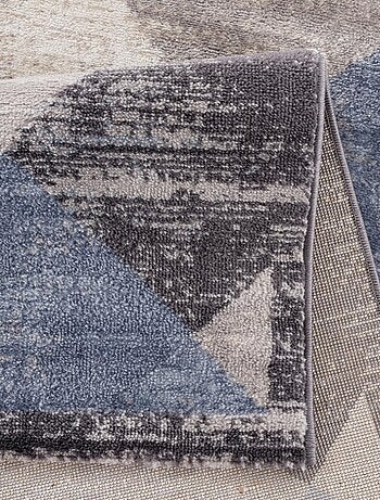 Tapis salon et chambre tissé motif géométrique HARLE