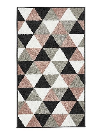 Tapis salon et chambre tissé motif géométrique KARCA