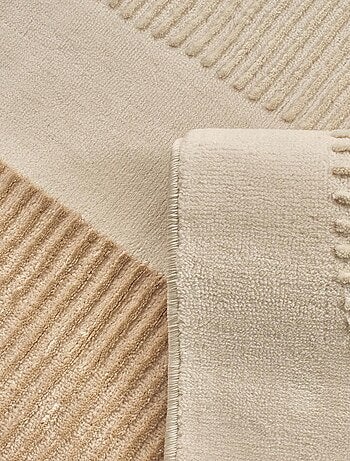 Tapis salon et chambre tissé motif géométrique LUNKIN 4