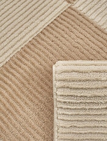 Tapis salon et chambre tissé motif géométrique LUNKIN 5