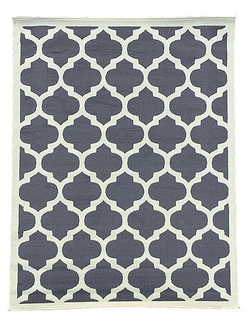 Tapis salon et chambre tissé motif géométrique LYN1 STYLE