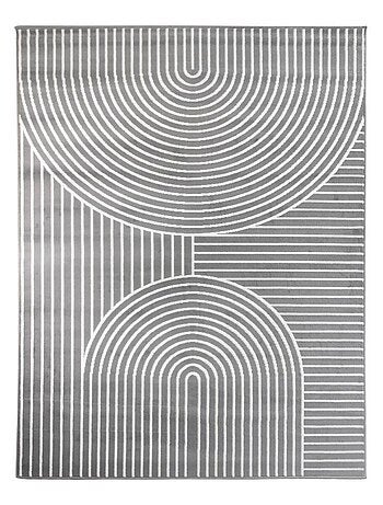 Tapis salon et chambre tissé motif géométrique LYN49 ARCRIL