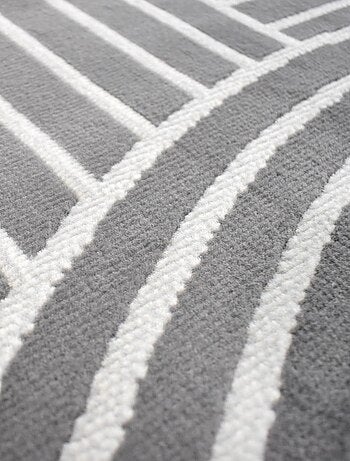 Tapis salon et chambre tissé motif géométrique LYN49 ARCRIL