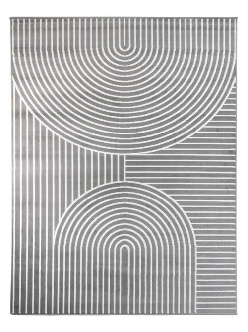 Tapis salon et chambre tissé motif géométrique LYN49 ARCRIL - Kiabi