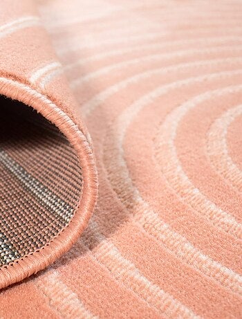 Tapis salon et chambre tissé motif géométrique LYN49 ARCRIL