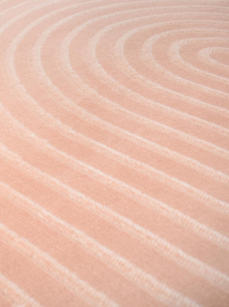 Tapis salon et chambre tissé motif géométrique LYN49 ARCRIL Rose - Kiabi