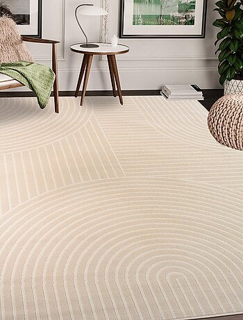 Tapis salon et chambre tissé motif géométrique LYN49 ARCROL