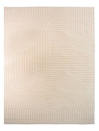 Tapis salon et chambre tissé motif géométrique LYN49 ARCROL