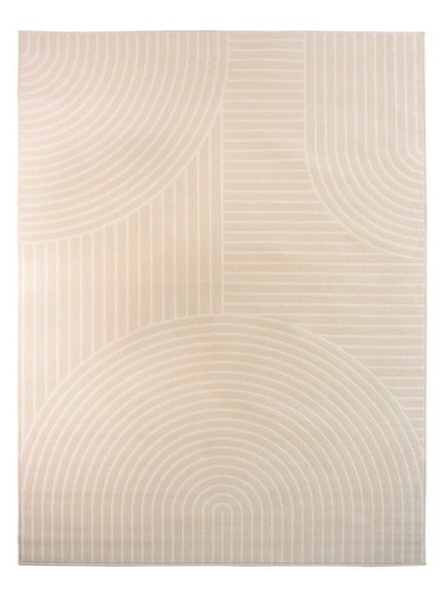 Tapis salon et chambre tissé motif géométrique LYN49 ARCROL - Kiabi