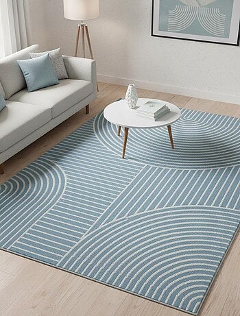 Tapis salon et chambre tissé motif géométrique LYN49 ARCROL