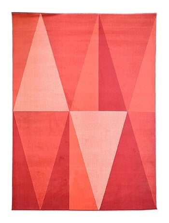 Tapis salon et chambre tissé motif géométrique LYN49 BIGTRI