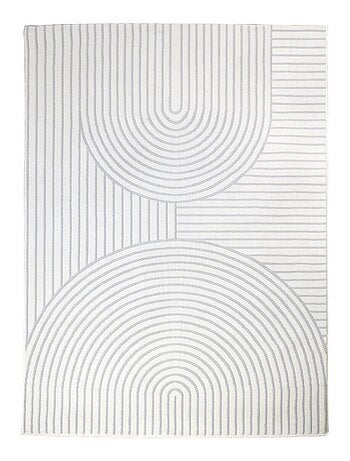 Tapis salon et chambre tissé motif géométrique LYN49 BINCI